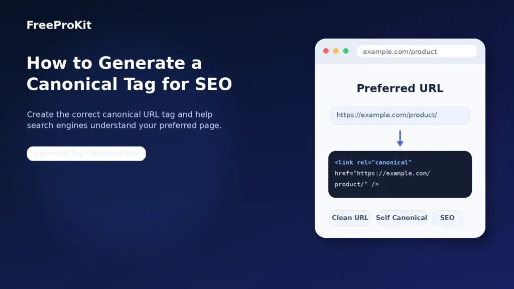 Canonical Tag